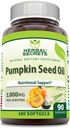 Kruidengeheimen Pompoenzaadolie 1000 Mg Supplement 