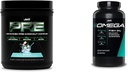 PRE JYM X - Shockwave Preworkout en Omega JYM Fish Oil 2800mg DHA EPA DPA Brain Heart Joint Support 120 Softgels