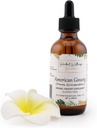 American Ginseng Liquid Extract (Panax Quinquefolius) - Dieetsupplement voor energie- en immuniteitssteun, biologische plantaardige Glycerine, 2 Fl.oz