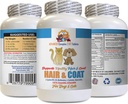 kat huid en jas Treat - Huisdieren Haar en jas Boost - voor honden en katten - Ondersteunt gezonde huid haarnagels - vitaminesupplement voor katten - 1 fles (60 tabletten)