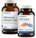 Métagène Soutien articulaire quotidien Duo: SPM Active - 120 Softgels et Inflavonoïde IC pour le confort articulaire, la santé tissulaire et le malaise mineur - 120 Capsules