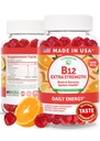 Lunakai Extra sterkte 3000 mcg Vitamine B12 Gummies - USA Made, Delicious Daily Energy & Metabolisme Support - Vegan B12 Methylcobalamine Supplement 60ct
