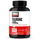 FORCE FACTOR Taurine Supplement, Taurine 500mg Capsules Antioxidant Supplement ter ondersteuning van zenuwstelsel en Cellular Health, Vegan, No Gelatine, Non-GMO, 180 plantaardige capsules