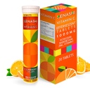 Vitamine C 1000mg Comprimés effervescents Vitamine avec Zinc Potassium Magnésium E Vitamine C Efervescente para Adulto Zinc et Vitamine C 20 Comprimés
