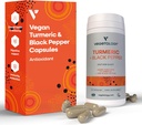Vegan Turmeric & Black Pepper Capsules (60 capsules)