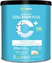 Biochem Collageen Plus Proteïne - 1.4lb - Natuurlijke smaak - 20g Collageen Proteïne Poeder - Bevordert haar, huid, nagel, Joint & Bone Health - Aminozuur - Keto-Friendly - Zachte weefsel ondersteuning