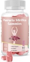 Pueraria Mirifica Gummy Biologische Supplement - Pure Root 10:1 Geconcentreerd Extract 60 Veggie Gummies, Premium - voor Transgender. Vrouwen, mannen...