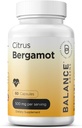 Citrus Bergamot 500 mg, 60 Vegan Capsules - Advanced Bergamot Supplement for Metabolisme (60 Tel (verpakking 1))