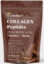 Chocolade Collageen Poeder. Collageen met Hyaluronzuur en vitamine C. Chocolade Collageen Peptides Powder Chocolate. Collageen met vitamine C & Biotine voor haar, huid, nagels, joint. Keto, type 1 en 3.