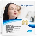 WoodyKnows Nasclear Nasal Filters, Model 2024, Seizoengebonden Allergieën en industriële verontreiniging steun, openbaar vervoer en bescherming van dieren Grooming (Trial S/M/L/XL)