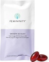 Feminity Smooth as Silk+ 30-Day Refill for Vaginal Dryness (60 Softgels) Blend of Sea Buckthorn Oil, Vitamin D3 and Plant Based Omega-3 DHA