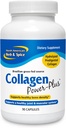 NOORD AMERICAN HERB & SPICE Collageen Power-Plus - 90 capsules - Collageen Supplement - Gezamenlijke & spierondersteuning, gezond haar, huid en nagels - Bromelain, Papain, vitamine C - niet-GMO - 30 porties