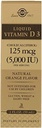 Solgar Liquid Vitamin D3 125 mcg (5.000 IE) - 2 fl oz - Heerlijke, natuurlijke sinaasappelsmaak - helpt gezonde botten en tanden - Immuunsysteemondersteuning - Glutenvrij, zuivelvrij, Kosjer - 59 porties