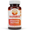Enzymes digestifs Complet - Supplément multienzyme avancé pour une meilleure digestion et absorption. Aidez à soulager les gaz, à les déstabiliser, à les gonfler, à les implanter, à les hydrater de gluten et à les éliminer du lactose