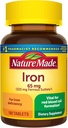 Nature Made Iron 65 mg (325 mg Ferrous Sulfate) Dieetsupplement voor Red Blood Cell Support 180 tabletten (verpakking van 1)?