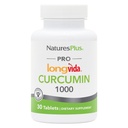 NaturesPlus PRO Longvida Curcumin 1000 mg - 30 tabletten - bevordert gezonde vrije radicale bescherming - Non-GMO, veganistisch en glutenvrij - 30 porties