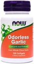 NU VOEDSELS Odorless Knoflook Origineel Sg, 100 Tellen