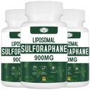 900MG Liposomal Sulforaphane Supplement Broccoli Extract, Liver Supplement for Antioxidant, Digestion, Cellular Health 180 Capsules