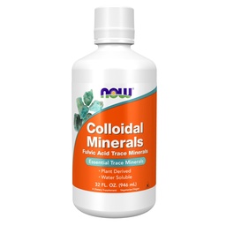 NOW Supplements, Colloidal Minerals Liquid, Trace Minerals, 32 fl. oz