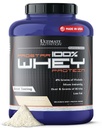 Ultimate Nutrition Prostar Whey Protéine Poudre Isolée, Naturelle - Faible glucides, Poudre à haute teneur en protéines Shake pour le gain musculaire et la récupération - Faible sodium, faible teneur en gras et kéto - 5,28 lbs Tub