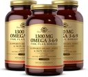 Solgar 1300 mg Omega 3-6-9, 120 Softgels (pakket van 3) - Visoliesupplement - Ondersteuning voor gewrichts- en huidgezondheid - Bevat Vlaszaad & Borage - Bevat EPA & DHA Omega 3 vetzuren - 120 totale porties