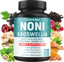 Noni Extract Capsules met Noni, Boswellia, White Willow Bark en Meer - 150 Capsules voor 5 maanden levering