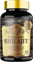WXW Himalaya Shilajit Gummies, 60 Count, Blueberry Flavor, Ondersteunt na training herstel, Immuunstelsel, spijsvertering, Mind & Geheugen, Gezond Hart, Cognitieve Mogelijkheden (1 Fles, Gold Shilajit)
