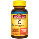 Nature faite Super C, vitamine C et zinc avec vitamine D3, supplément alimentaire pour le soutien immunitaire, 60 comprimés, 60 jours d'approvisionnement