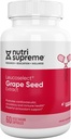 Nutri Supreme Grapeseed Extract Leucoselect, Polyfenolen voor Super Antioxidant Ondersteuning, Cardiovasculaire Gezondheid, Kosher Gecertificeerde 60 Capsules