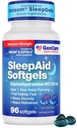 GenCare maximale sterkte nachtelijke slaaphulpsupplement voor volwassenen diepe slaappillen met difenhydramine HCl 50mg om te vallen slapen Sneller- Sterke niet-habit vormen PM slaapreliëf [96 Softgels]