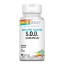 SOLARAY S.O.D. 2000 Plus - Superoxide Dismutase (SOD) en Catalase Antioxidant Supplement, Wellness Support - w/Green Tea Extract, Calcium, Rozemarijn, Grape Seed Extract, 60 dagen garantie, 100 porties