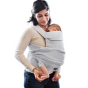 Boppy ComfyGrow Baby Carrier, 7-35lbs, Dove Gray, pasgeboren op peuter met 3 draagposities, 3-traps verstelbare stoel en hoofdsteun, katoenen stof