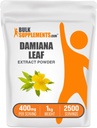 BulkSupplements.com Damiana Extract Powder - Damiana Supplement, Herbal Supplement - Vegan & Glutenvrij, 400mg per portie, 1kg (verpakking van 1)