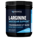 L-Arginine Powder - Nitric Oxide Supplement voor mannen en vrouwen met L-Citrulline en Beetwortel - Pre en Post Workout Ondersteuning voor duurzaamheid en herstel - ongearomatiseerd, 1 maand levering (30 scoops)