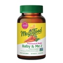 MegaFood Baby & Me 2 Postnatale Vitaminen voor vrouwen Borstvoeding met Folaat (Foliumzuur Natural Form), Choline, Jodium, Vitamine D, Moringa Leaf en meer - 120 Tabs (60 Servers)
