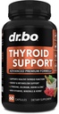 Support thyroïde pour les femmes et les hommes supplément - Métabolisme naturel, l'humeur et l'énergie Enhancer avec L-Tyrosine Sélénium Iodine Zinc Bladderwrack Kelp & Ashwagandha supplément thyroïde complexe vitamine 60 pilules