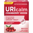 Uricalm Cranberry, Daily Dietary Supplement Chewable met D-Mannose, Berry, 60 Graaf