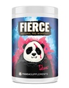 Underground Bio Labs Panda Supps Fierce: Pré-entraînement naturel avec zéro ingrédient artificiel et 300mg de caféine naturellement d'origine pour l'énergie propre et focus (30 portions)