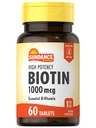 Sundance High Potency Biotin 1.000 mcg Supplement 