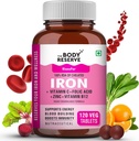 IJzer Plus voor vrouwen (op basis van planetoïden, gecheleerd ijzer, foliumzuur, VIT C, B12, B9,