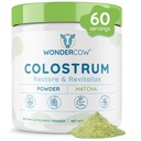 WONDERCOW Colostrum Supplement Powder for Gut Health, Immuun Support, Muscle Recovery & Wellness 