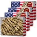 4 Dozen met hand geselecteerde Amerikaanse Ginseng Root-Small Tail (4oz/Box)  Boosts Body Immunity, Energy & Stamina for Man & Women (16 Oz.