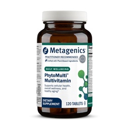 Metagenics PhytoMulti Multivitamine - Ondersteunt gezonde veroudering, cellulaire gezondheid en algehele welzijn - voor mannen en vrouwen - meer dan 20 essentiële vitaminen en mineralen - met vitamine B6, luteïne en zink - 120 tabletten