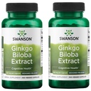 Swanson Ginkgo Biloba Extract Gestandaardiseerde Vertraagde Release Geheugen Hersen Cognitieve Functie Health Supplement 120 mg (24% flavoneglycosiden, 6% Terpene lactonen) 100 Veggie Drcaps (2 Pack)