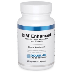 Douglas Laboratories DIM Enhanced - Ondersteunt Hormone Balance, Cellular Health & Detox* - Met Antioxidanten, Green Tea Extract & Wasabia - 60 Vegetarische Capsules