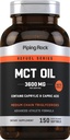 Piping Rock MCT Oil Softgel Capsules 