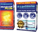 Lipozene gewichtsverlies pillen Double Pack en MeboUp Plus Thermogenic Supplement - Apetite Suppressant