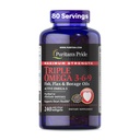Puritan's Pride Premium Maximum Strength Triple Active Omega 3-6-9 Huiles de poisson, de lin et de borage, supplément alimentaire pour le soutien cardiaque, articulaire et cellulaire, 240 Softgels à libération rapide
