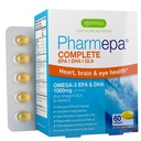 Igennus Pharmepa Complete EPA 668mg & DHA 334mg Omega-3 Vetzuren 1000mg, IFOS Certified, RTG Form, High Potency Fish Oil Plus Omega-6 & 9 van GLA Evening Primrose Oil, Lemon Flavor, 60 Softgels