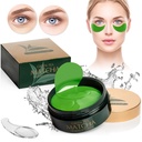 Green Tea Matcha Firming Eye Mask, 30 paar collages Patches voor fijne lijnen, rimpels, Onder Oogzakken en gezwollen ogen behandeling, gezicht Gel Pads die de tekenen van veroudering verminderen